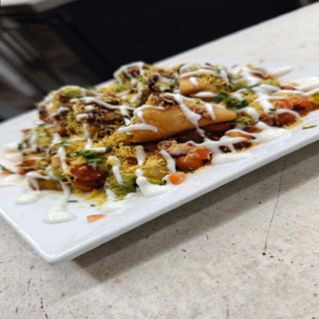 Samosa Chaat.